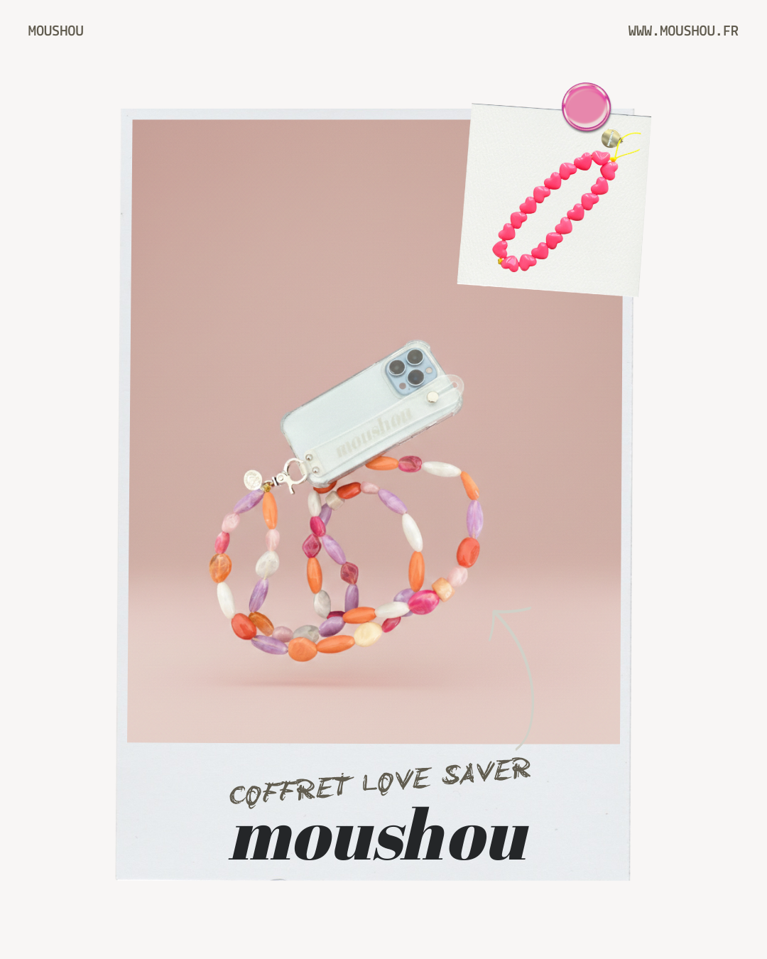 Coffret Love Saver : un super Moushou + un baby Moushou - EDITION LIMITEE